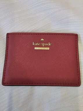 kate spade Cameron Street Raspberry Leather Card Holder